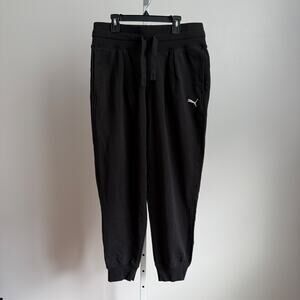 Puma Sweatpants Size M Black‎ casual joggers